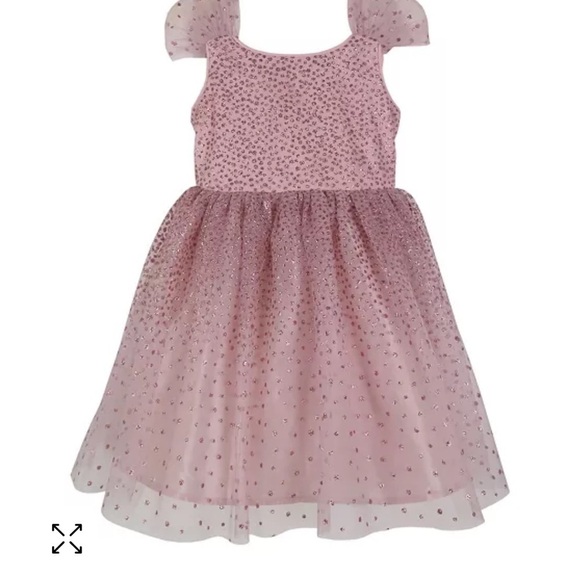 Pink & Violet Novelty Dress Mesh size 2T Dust Pink - Picture 1 of 5